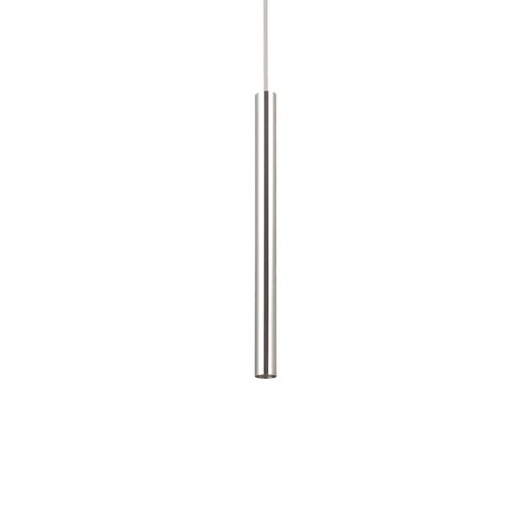 Lampada A Sospensione Ultrathin Sp D040 Round On-Off Cromo Ideal-Lux