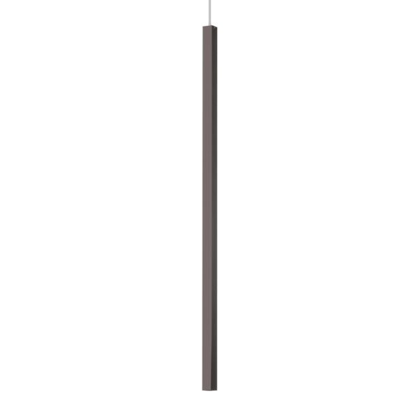 Lampada A Sospensione Ultrathin Sp D100 Square On-Off Nero Ideal-Lux