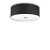 Lampada Da Soffitto Woody Pl4 Nero Ideal-Lux