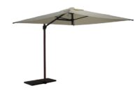 Ombrellone a palo laterale Trend Wood Q200x200 cm Made in Italy