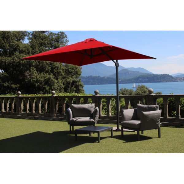 Ombrellone a palo laterale Trend Q250x250 cm Made in Italy