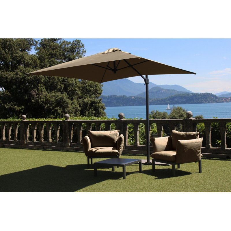 Ombrellone a palo laterale Trend R300x200 cm Made in Italy