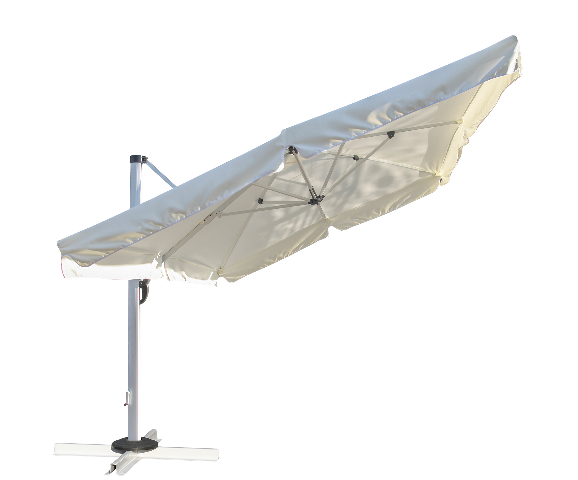 Ombrellone a palo laterale Rimini Sbalzo 300x400 cm