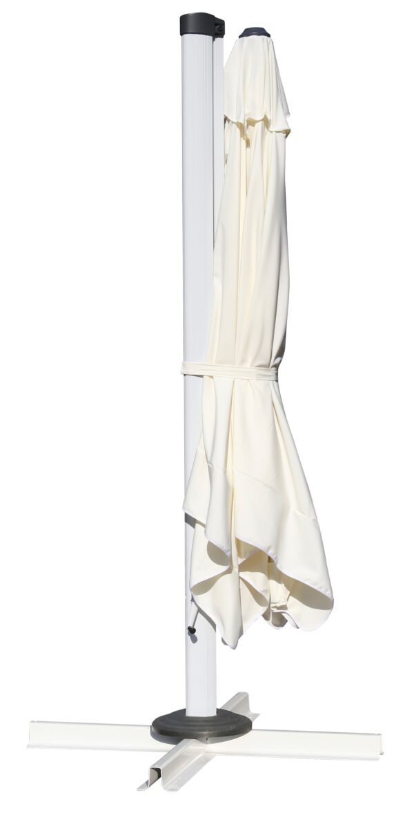 Ombrellone a palo laterale Rimini Sbalzo 300x400 cm