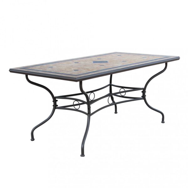 TAVOLO RETTANGOLARE NEREO 160 X 90