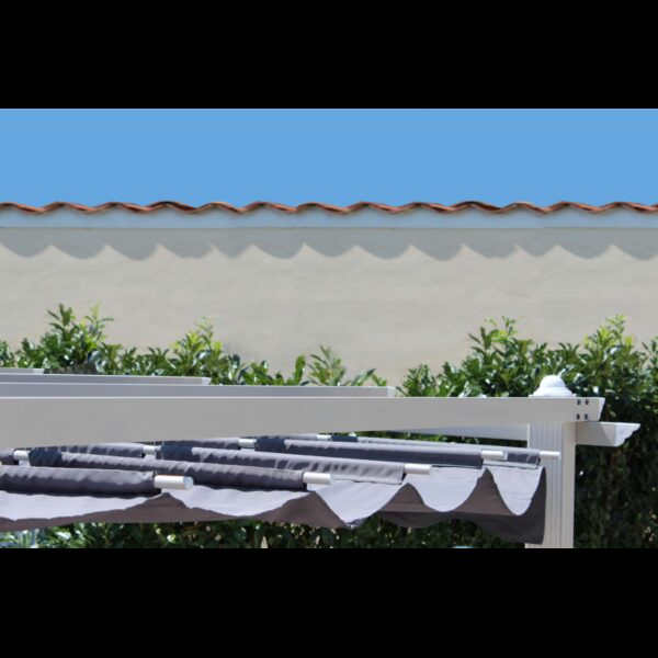 GAZEBO ASTORIA 3 X 4 TORTORA TELO GRIGIO