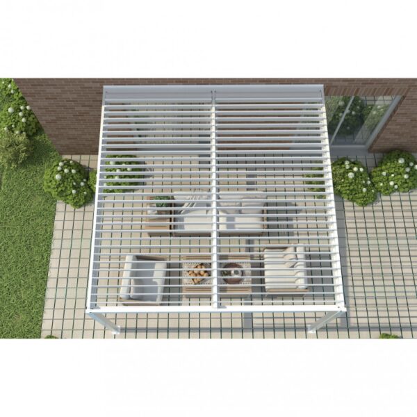 PERGOLA BIOCLIMATICA 4 X 4 ADDOSSATA