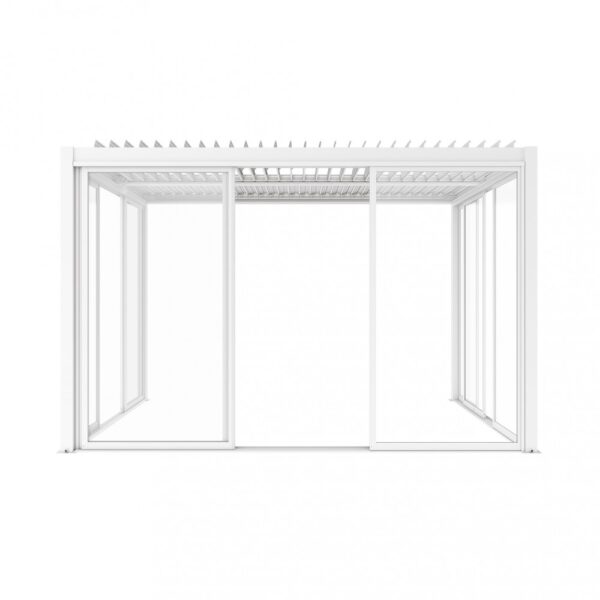 LATERALE SCORREVOLE CON VETRO PER LATO DA 4 M PERGOLA BIOCLIMATICA