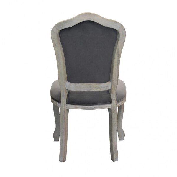 Set di 2 SEDIE CHARLENE IN VELLUTO TAUPE