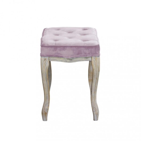 Set di 2 SGABELLI MARLY IN VELLUTO ROSA