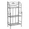 SCAFFALE CLAUDE 3 PIANI BIANCO OSSIDATO