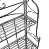 SCAFFALE CLAUDE 3 PIANI BIANCO OSSIDATO