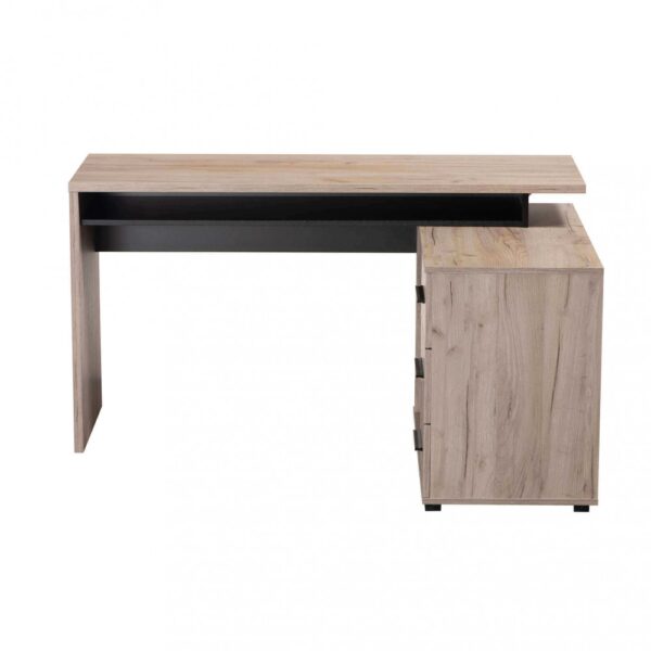 COMPUTER DESK ARHIMED ROVERE ARTIGIANO E NERO