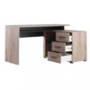 COMPUTER DESK ARHIMED ROVERE ARTIGIANO E NERO