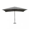 OMBRELLONE MERCURIO 3 X 3 P/C NERO TELO GRIGIO
