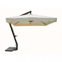OMBRELLONE VENERE NERO DE LUXE P/L 3 X 3