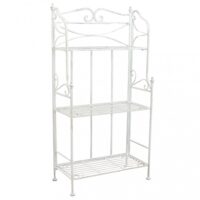ÉTAGÈRE scaffale CLAUDE 3 PIANI BIANCO ANTICO