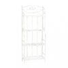 SCAFFALE NOELLE 4 PIANI BIANCO ANTICO