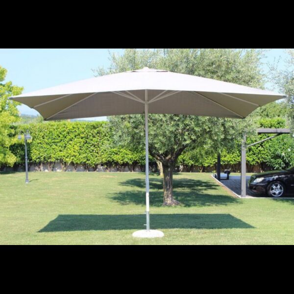 OMBRELLONE MERCURIO 3 X 3 P/C TORTORA TELO GRIGIO
