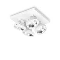 Lampada Da Soffitto Konig Pl4 Bianco Ideal-Lux