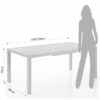 TAVOLO ALLUNGABILE NYDRI WHITE - A TOMASUCCI
