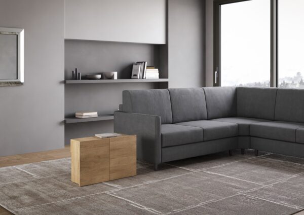 Consolle allungabile 90x42/302 Evolve con Panca inferiore 72x26/300