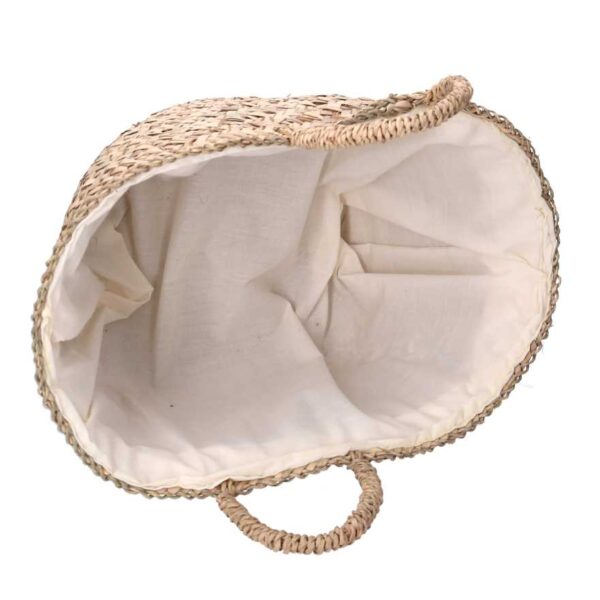 Borsa paglia naturale cm ø55h38/47