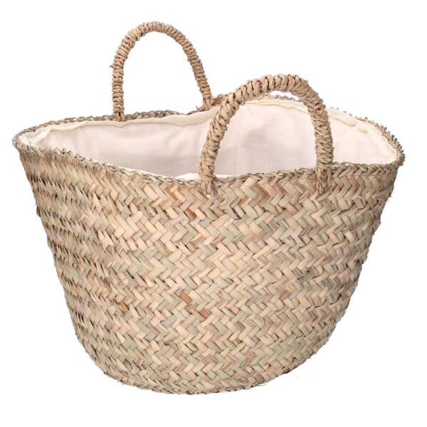 Borsa paglia naturale cm ø55h38/47