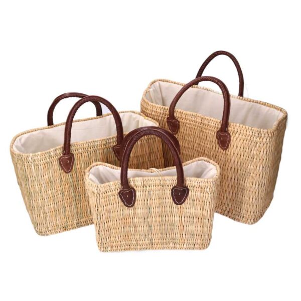 Borsa paglia 1-3 naturale cm 43x18h31/42