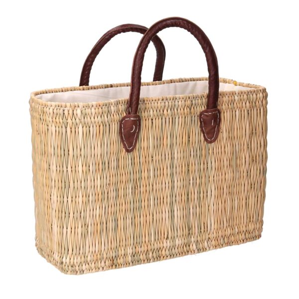 Borsa paglia 1-3 naturale cm 43x18h31/42