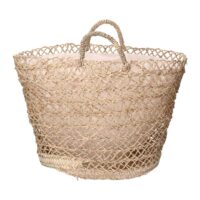 Borsa paglia naturale cm 50x30h36/46