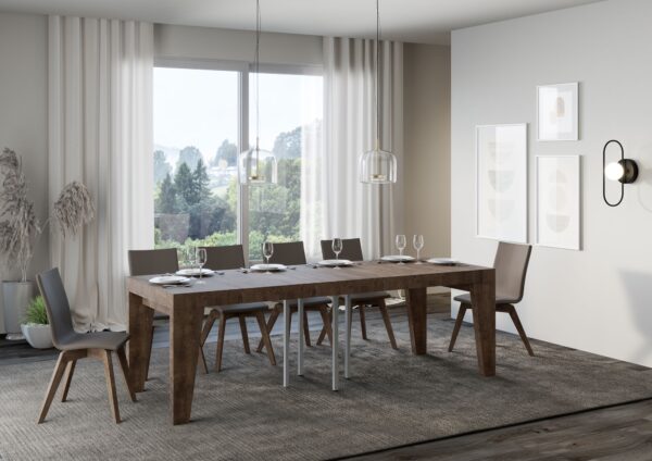 Tavolo allungabile 90x90/246 cm Naxy Premium