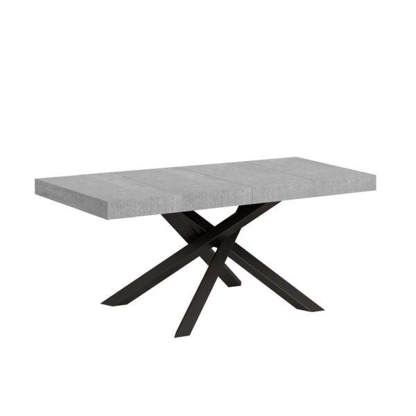 Tavolo allungabile 90x140/244 cm Volantis Premium telaio Antracite