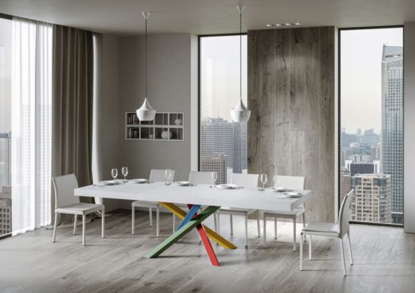 Tavolo allungabile 90x160/264 cm Volantis Premium telaio gambe 4 colori (B)