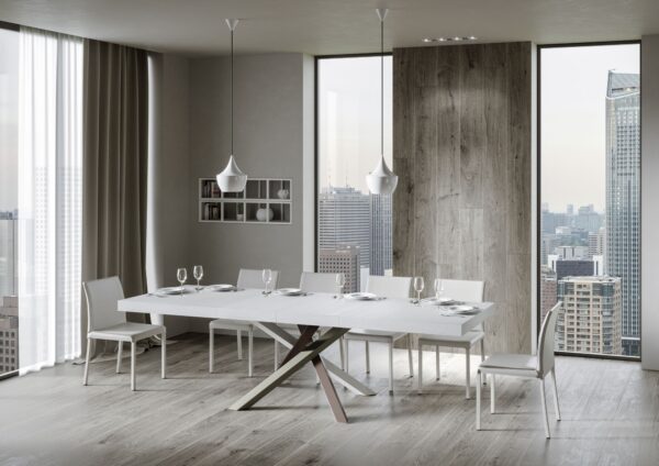 Tavolo allungabile 90x160/264 cm Volantis Premium telaio gambe 4 colori (C)