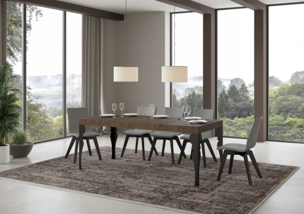 Tavolo allungabile 90x130/234 cm Paxon Premium telaio Antracite