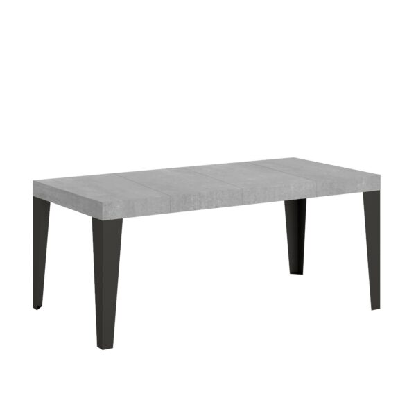 Tavolo allungabile 90x90/246 cm Flame Premium telaio Antracite