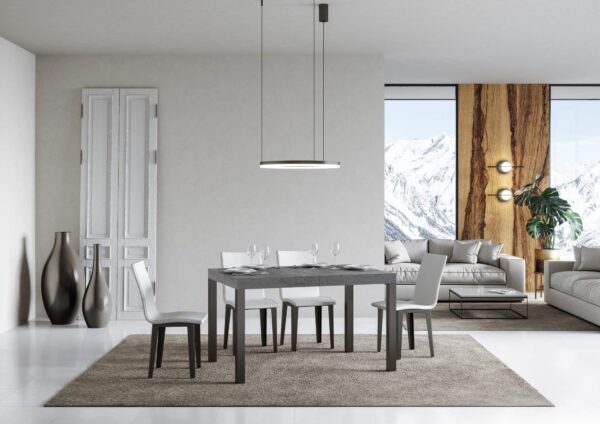 Tavolo allungabile 90x120/224 cm Everyday Premium telaio Antracite