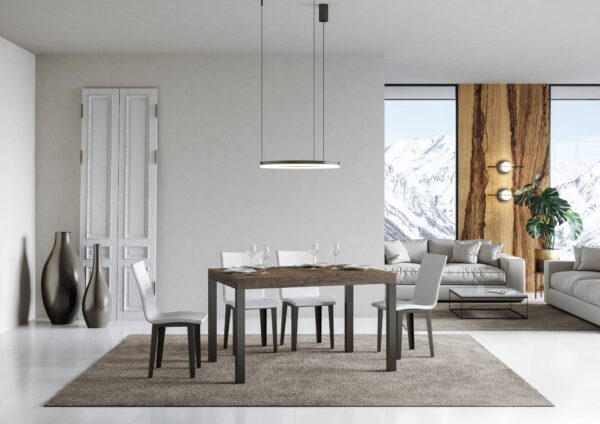 Tavolo allungabile 90x140/244 cm Everyday Premium telaio Antracite