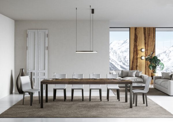 Tavolo allungabile 90x140/244 cm Everyday Premium telaio Antracite