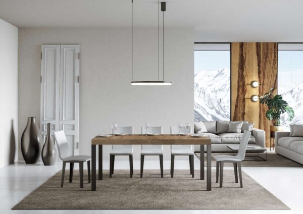 Tavolo allungabile 90x160/264 cm Everyday Premium telaio Antracite