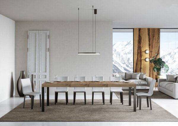 Tavolo allungabile 90x160/264 cm Everyday Premium telaio Antracite