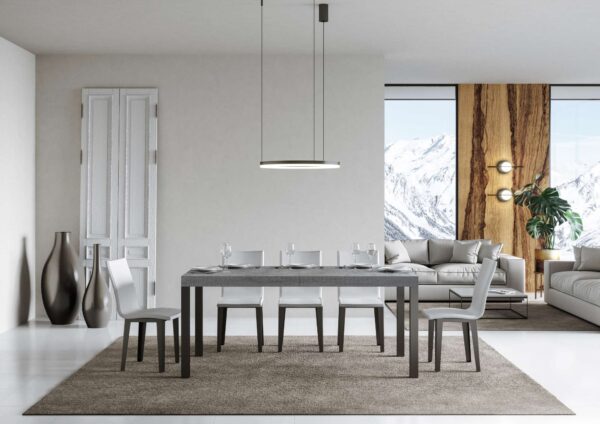 Tavolo allungabile 90x180/284 cm Everyday Premium telaio Antracite