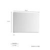 specchiera rettangolare da parete IDEA made in Italy