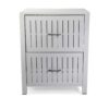 Mobiletto alluminio 2 cassetti bianco cm 70x54,5h90