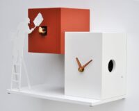 Orologio da parete a cucù Silhoutte IL PITTORE Made in Italy