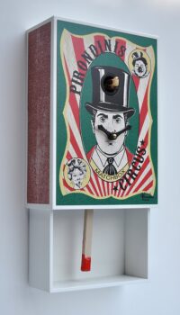 Orologio da parete a cucù MATCHBOX 3 Made in Italy