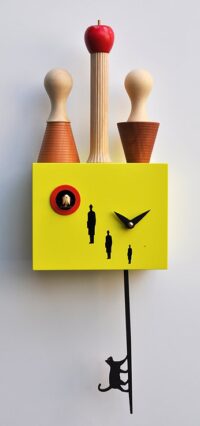 Orologio da parete a cucù PIAZZA ITALIA Made in Italy