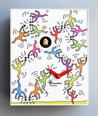 Orologio da parete a cucù Haring Made in Italy