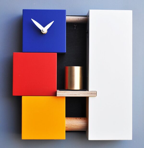 Orologio a cucù MONDRIAN Made in Italy